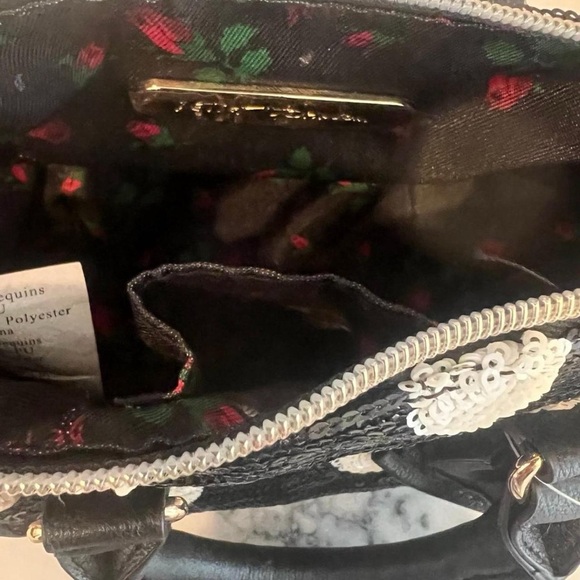 Betsey Johnson Polka Dot Mini Sequin Handbag - Picture 6 of 8